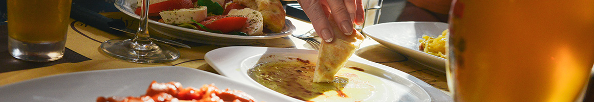 Eating Moroccan at Aziza restaurant in San Francisco, CA.